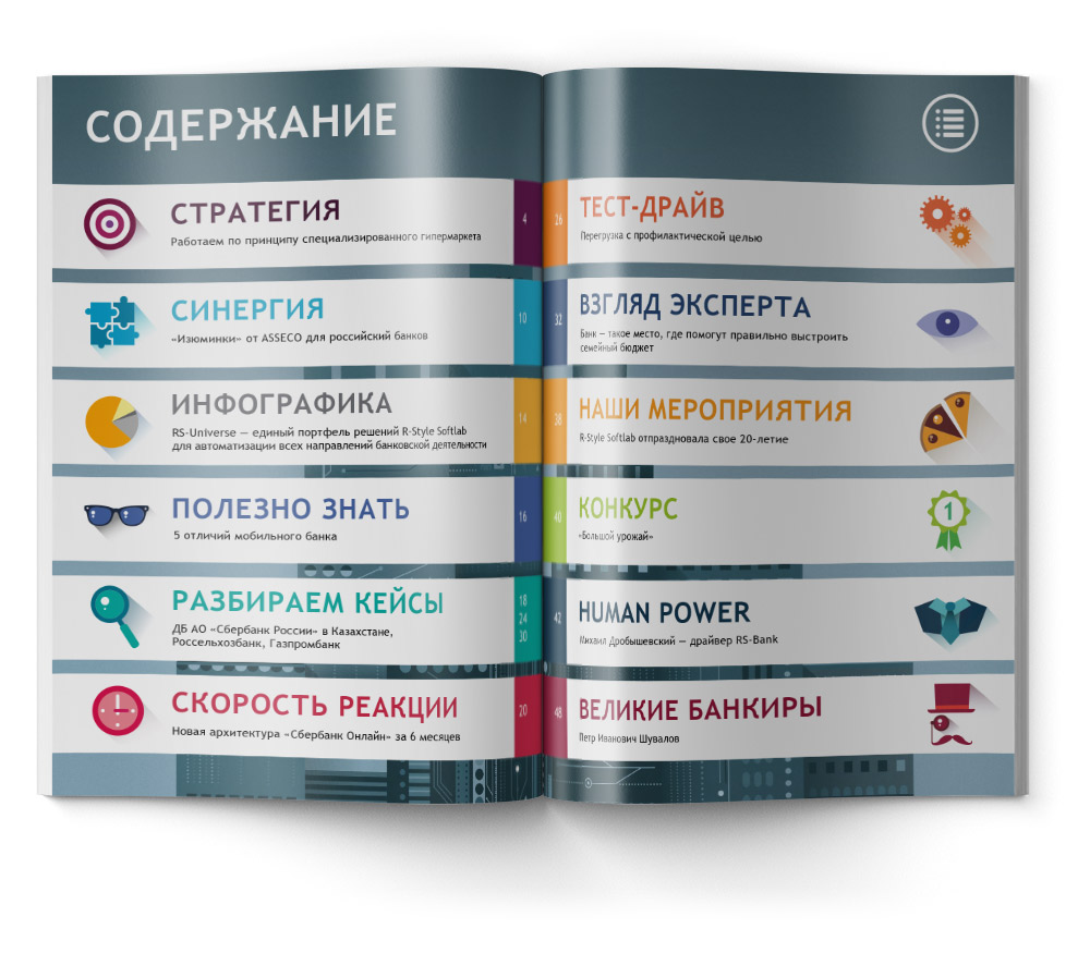 Разворот журнала